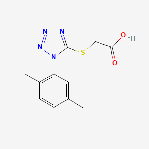 [1-(2,5-Dimethyl-phenyl)-1H-tetrazol-5-ylsulfanyl]-acetic acid