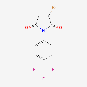 3-Bromo-1-[4-(trifluoromethyl)phenyl]pyrrole-2,5-dione