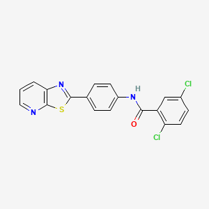 2,5-dichloro-N-(4-(thiazolo[5,4-b]pyridin-2-yl)phenyl)benzamide