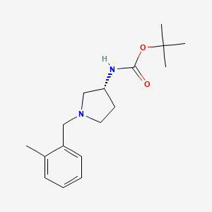 (R)-tert-Butyl 1-(2-methylbenzyl)pyrrolidin-3-ylcarbamate
