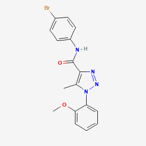 N-(4-bromophenyl)-1-(2-methoxyphenyl)-5-methyl-1H-1,2,3-triazole-4-carboxamide