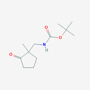 Tert-butyl N-[(1-methyl-2-oxocyclopentyl)methyl]carbamate