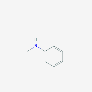 molecular formula C11H17N B2437246 2-tert-butyl-N-methylaniline CAS No. 109932-97-0; 91338-95-3