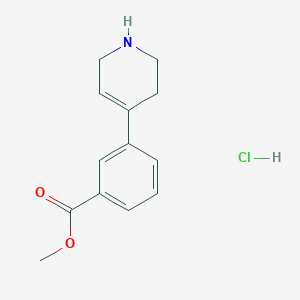 methyl 3-(1,2,3,6-tetrahydropyridin-4-yl)benzoate HCl