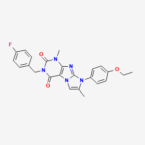 8-(4-ethoxyphenyl)-3-(4-fluorobenzyl)-1,7-dimethyl-1H-imidazo[2,1-f]purine-2,4(3H,8H)-dione