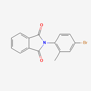 molecular formula C15H10BrNO2 B2437276 2-(4-Bromo-2-methylphenyl)isoindole-1,3-dione CAS No. 519169-56-3