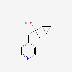 2-(1-Methylcyclopropyl)-1-(pyridin-4-yl)propan-2-ol