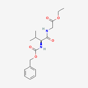 molecular formula C17H24N2O5 B2437278 Z-Val-Gly-Oet CAS No. 2766-17-8