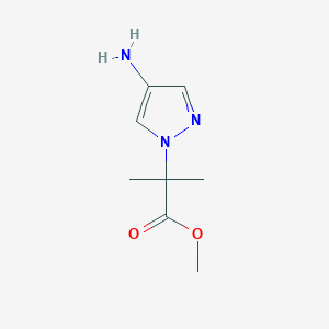 methyl 2-(4-amino-1H-pyrazol-1-yl)-2-methylpropanoate