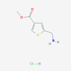 Methyl 5-(aminomethyl)thiophene-3-carboxylate hydrochloride
