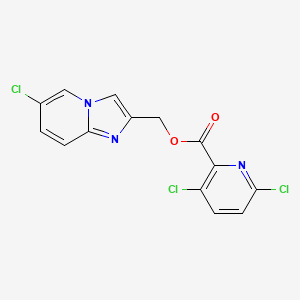 (6-Chloroimidazo[1,2-a]pyridin-2-yl)methyl 3,6-dichloropyridine-2-carboxylate