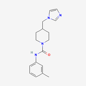 4-((1H-imidazol-1-yl)methyl)-N-(m-tolyl)piperidine-1-carboxamide