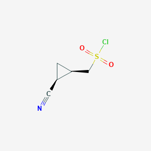[(1R,2S)-2-Cyanocyclopropyl]methanesulfonyl chloride