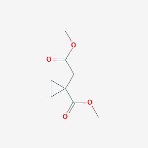 1-(Methoxycarbonylmethyl)cyclopropane-1-carboxylic acid methyl ester