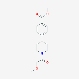 Methyl 4-(1-(2-methoxyacetyl)piperidin-4-yl)benzoate