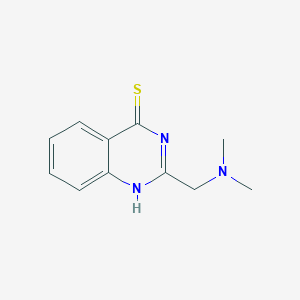 molecular formula C11H13N3S B2437415 2-[(Dimethylamino)methyl]quinazoline-4-thiol CAS No. 923140-47-0