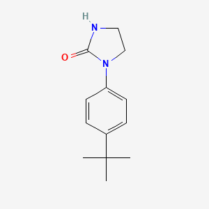 molecular formula C13H18N2O B2437438 1-[4-(tert-butyl)phenyl]tetrahydro-2H-imidazol-2-one CAS No. 1092346-57-0