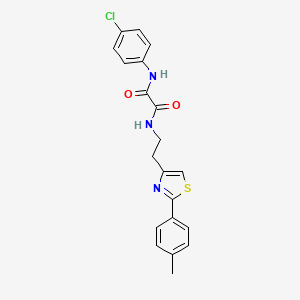 N1-(4-chlorophenyl)-N2-(2-(2-(p-tolyl)thiazol-4-yl)ethyl)oxalamide