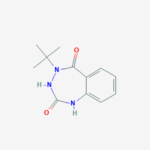 4-(tert-butyl)-3,4-dihydro-1H-1,3,4-benzotriazepine-2,5-dione
