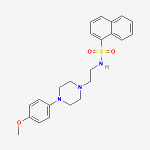 N-(2-(4-(4-methoxyphenyl)piperazin-1-yl)ethyl)naphthalene-1-sulfonamide