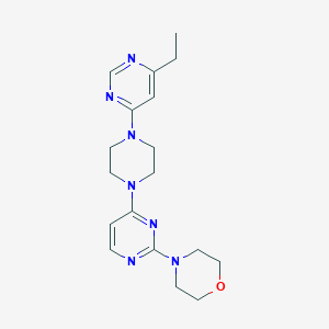 4-{4-[4-(6-Ethylpyrimidin-4-yl)piperazin-1-yl]pyrimidin-2-yl}morpholine