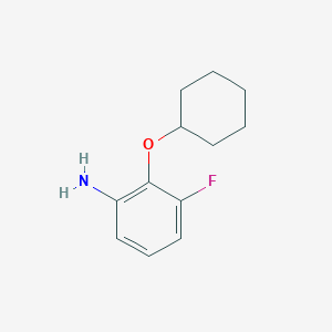2-(Cyclohexyloxy)-3-fluoroaniline