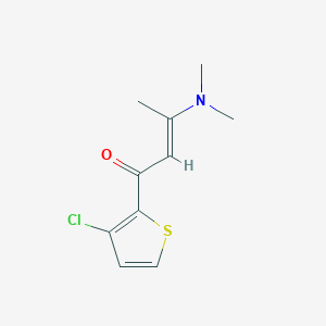 molecular formula C10H12ClNOS B2437641 (E)-1-(3-chloro-2-thienyl)-3-(dimethylamino)-2-buten-1-one CAS No. 860788-52-9