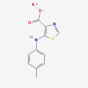 Potassium 5-[(4-methylphenyl)amino]-1,3-thiazole-4-carboxylate