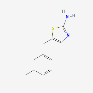 5-(3-Methylbenzyl)-1,3-thiazol-2-amine