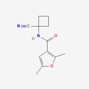 N-(1-cyanocyclobutyl)-2,5-dimethylfuran-3-carboxamide