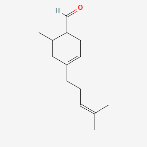molecular formula C26H18F2N2O4S B2437706 6-Methyl-4-(4-methyl-3-pentenyl)cyclohex-3-ene-1-carbaldehyde CAS No. 59742-20-0