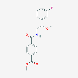 Methyl 4-((2-(3-fluorophenyl)-2-methoxyethyl)carbamoyl)benzoate