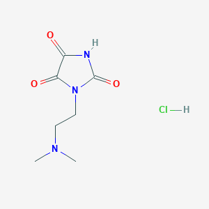 1-[2-(Dimethylamino)ethyl]imidazolidine-2,4,5-trione hydrochloride
