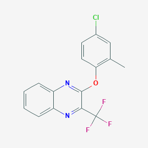 2-(4-Chloro-2-methylphenoxy)-3-(trifluoromethyl)quinoxaline