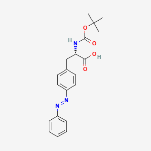 L-Phenylalanine, N-[(1,1-dimethylethoxy)carbonyl]-4-(phenylazo)-