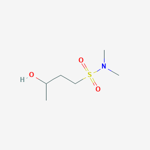 molecular formula C6H15NO3S B2437775 3-Hydroxy-N,N-dimethylbutane-1-sulfonamide CAS No. 2172050-28-9