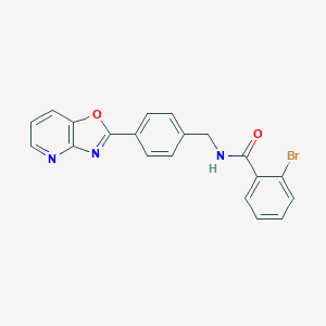 2-bromo-N-(4-[1,3]oxazolo[4,5-b]pyridin-2-ylbenzyl)benzamide