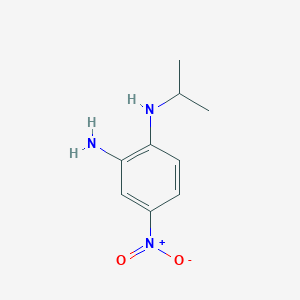 molecular formula C9H13N3O2 B2437821 4-nitro-N1-(propan-2-yl)benzene-1,2-diamine CAS No. 56136-70-0
