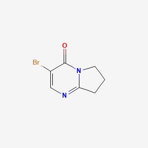 3-Bromo-7,8-dihydro-6H-pyrrolo[1,2-a]pyrimidin-4-one