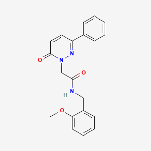 N-(2-methoxybenzyl)-2-(6-oxo-3-phenylpyridazin-1(6H)-yl)acetamide