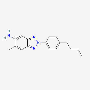 2-(4-butylphenyl)-6-methyl-2H-benzotriazol-5-amine