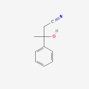 B2437860 3-Hydroxy-3-phenylbutanenitrile CAS No. 14368-31-1