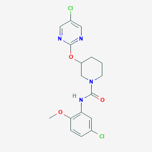 N-(5-chloro-2-methoxyphenyl)-3-((5-chloropyrimidin-2-yl)oxy)piperidine-1-carboxamide