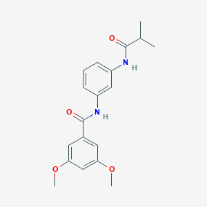 molecular formula C19H22N2O4 B243789 N-[3-(isobutyrylamino)phenyl]-3,5-dimethoxybenzamide 