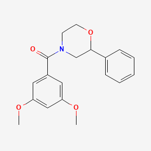 (3,5-Dimethoxyphenyl)(2-phenylmorpholino)methanone