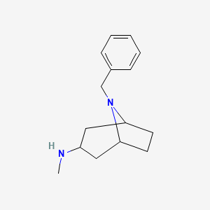 molecular formula C15H22N2 B2437910 8-苄基-N-甲基-8-氮杂双环[3.2.1]辛-3-胺 CAS No. 1334149-59-5