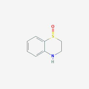 molecular formula C8H9NOS B2437919 3,4-dihydro-2H-1,4-benzothiazine 1-oxide CAS No. 1006482-49-0