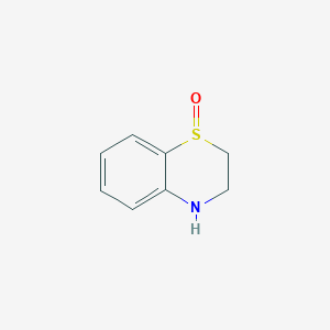 molecular formula C8H9NOS B2437919 3,4-dihydro-2H-1,4-benzothiazine 1-oxyde CAS No. 1006482-49-0