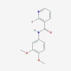 N-(3,4-dimethoxyphenyl)-2-fluoropyridine-3-carboxamide