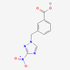 3-[(3-Nitro-1,2,4-triazolyl)methyl]benzoic acid